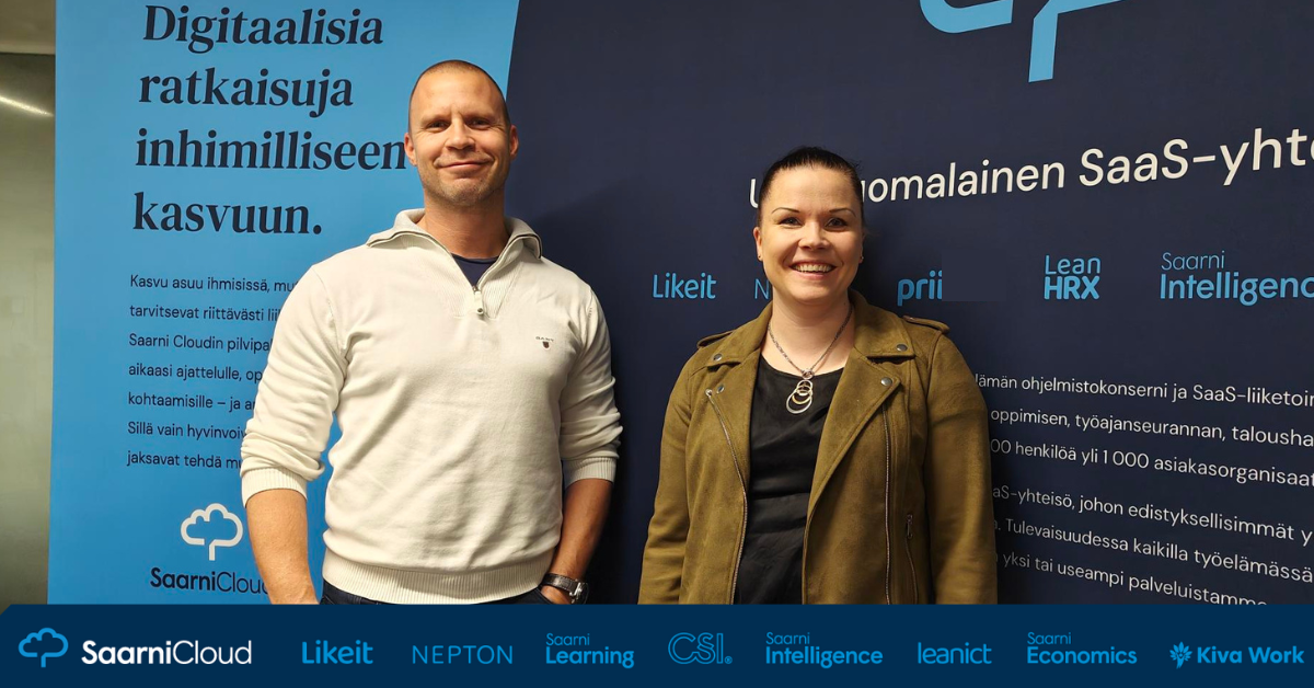 Niklas Wasenius ja Päivi Rytteri vastaavat Saarni Cloudin taloudesta ...